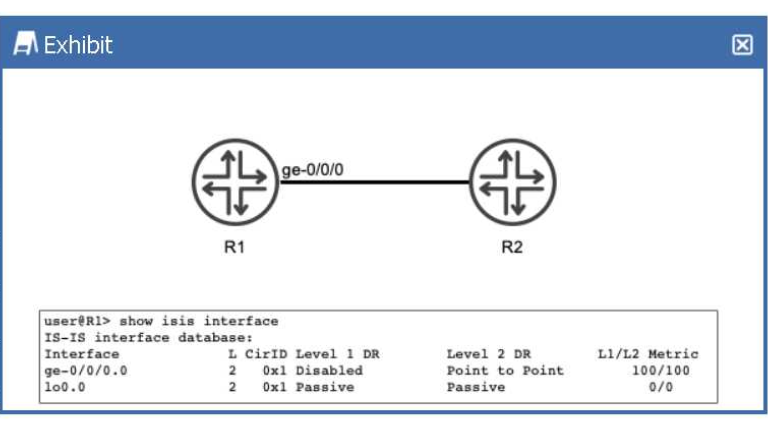 Exam Question 3 Exhibit 1